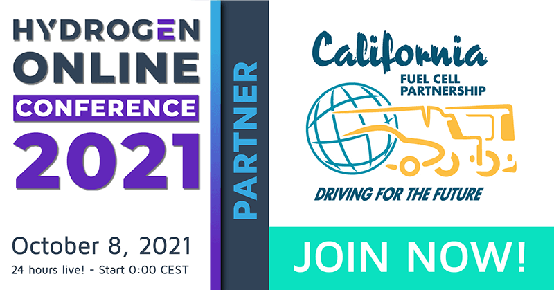 Hydrogen Online Conference 2021, October 8 - California Fuel Cell Partnership