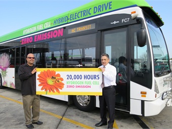 AC Transit fuel cell electric buses reach 25,000 hours